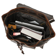 Sac a Dos Unisexe Cuir Vintage compartiment