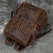 Sac a Dos Unisexe Cuir Vintage couché