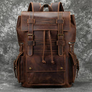 Sac a Dos Unisexe Cuir Vintage vue de face