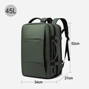 Sac a Dos Unisexe Pro -III / Port USB vert 45L