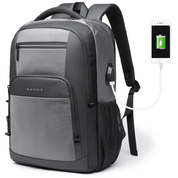 Sac à Dos Unisexe Pro -II / Port USB gris