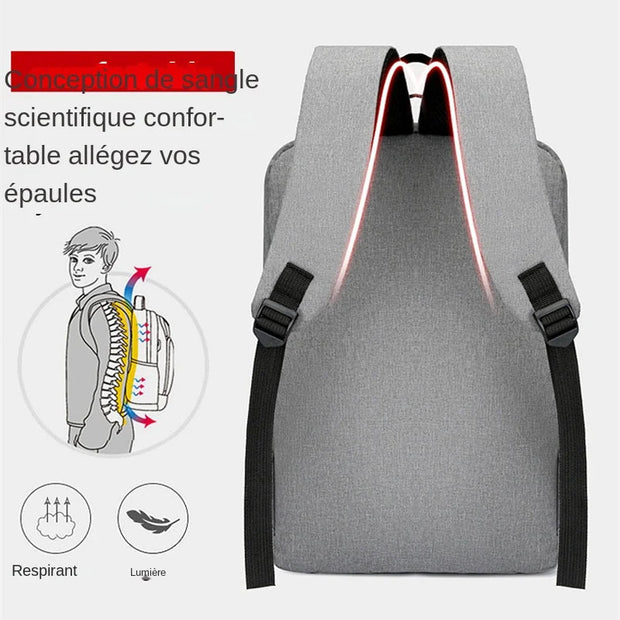 Sac a Dos Unisexe Pro -I / Port USB vue de dos