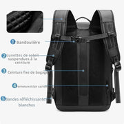 Sac a Dos Unisexe Professionnel de Voyage Compressible details 2