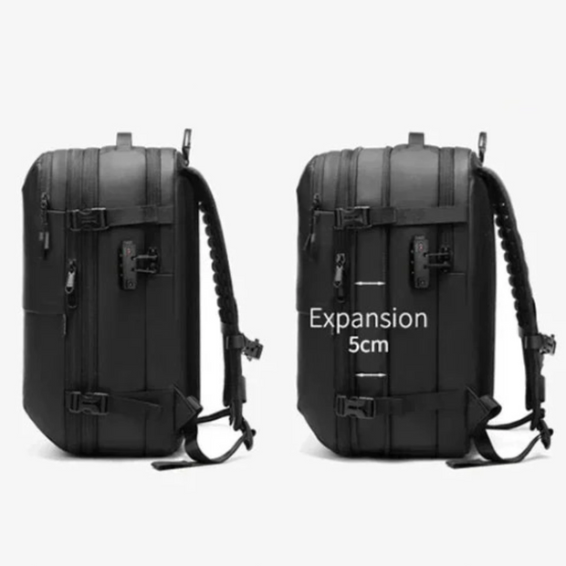 Sac a Dos Unisexe Professionnel de Voyage Compressible expansion