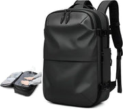 Sac a Dos Unisexe Professionnel de Voyage Compressible noir