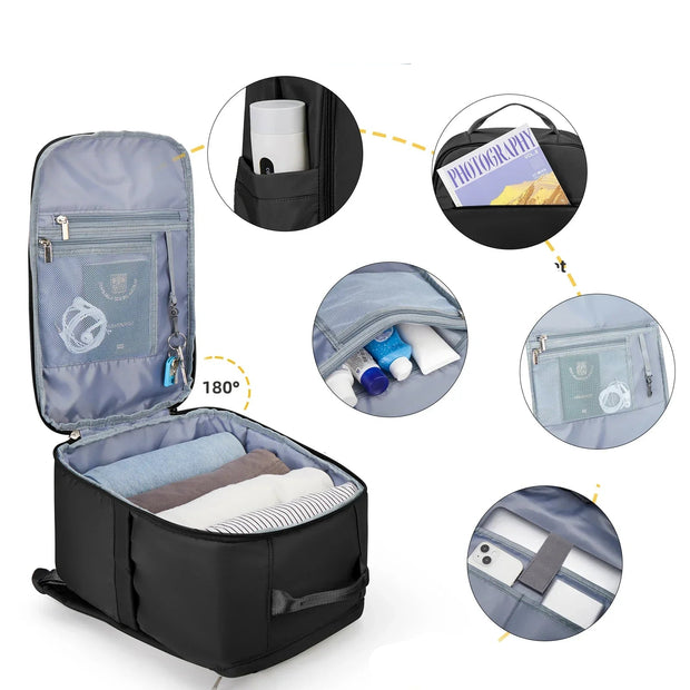 Sac a Dos Unisexe de Voyage -III rangement