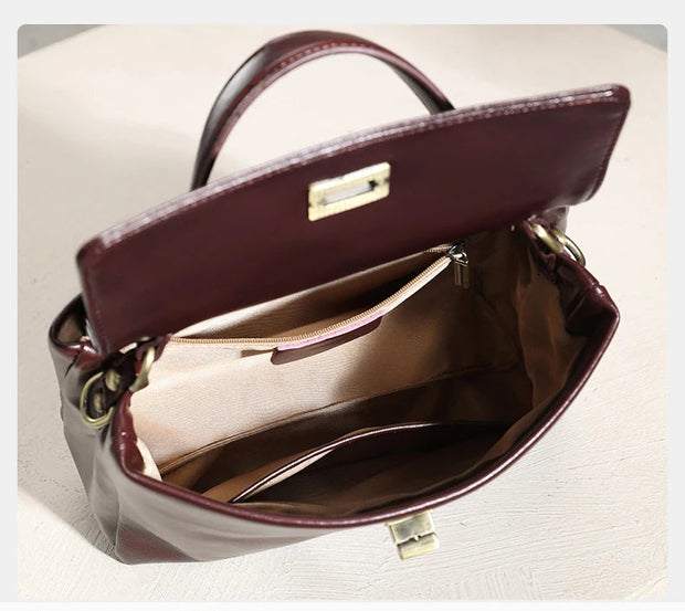 Sac a Main Leather -III  compartiments