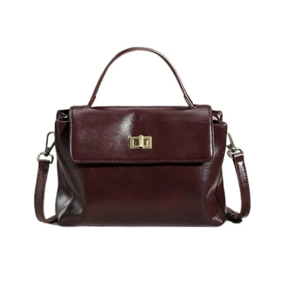 Sac à Main Leather -III marron