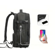 Sac a dos Unisexe Pro -IV / Port USB vue de profil 