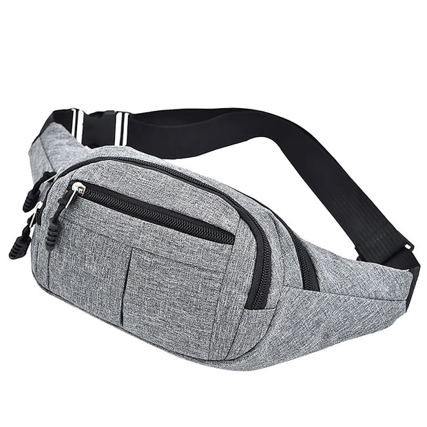 Sac banane homme casual -I gris
