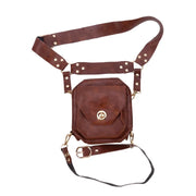 Sac de Jambe Femme Retro -III brun 2