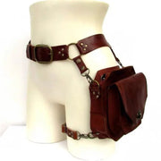 Sac de Jambe Femme Retro -III essais brun