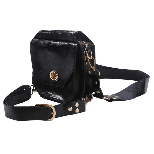 Sac de Jambe Femme Retro -III noir