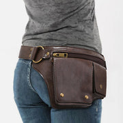 Sac de Jambe Femme Retro -II brun