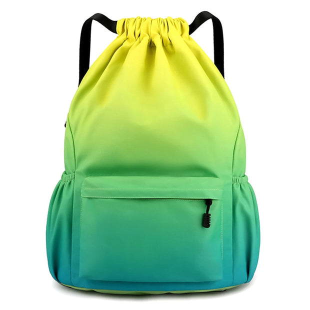 Sac de Sport Impermeable Colors vert jaune