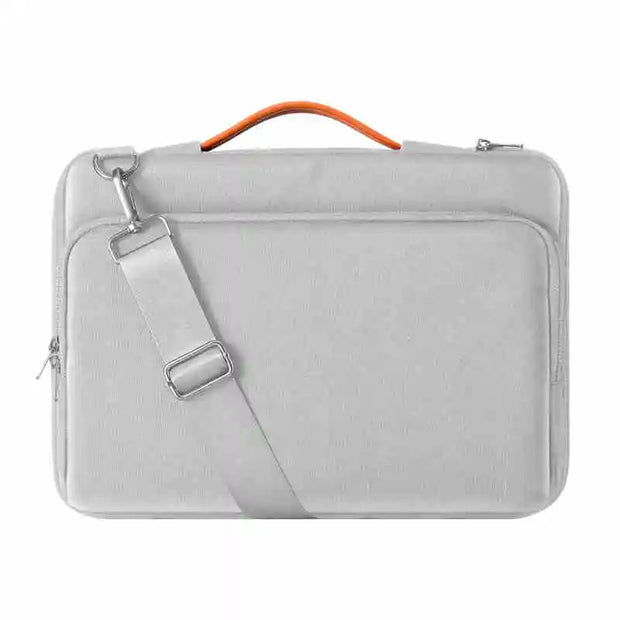 Sac pour Ordinateur Bandouliere -V gris clair