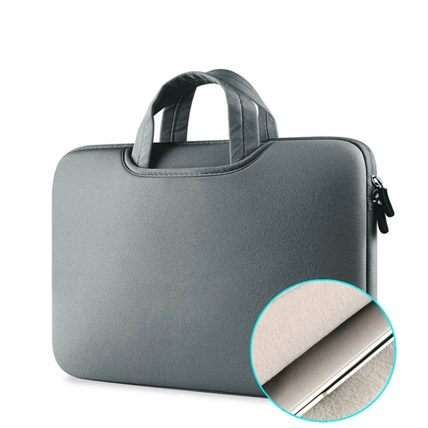 Sac pour Ordinateur Hand Bag -I gris velours